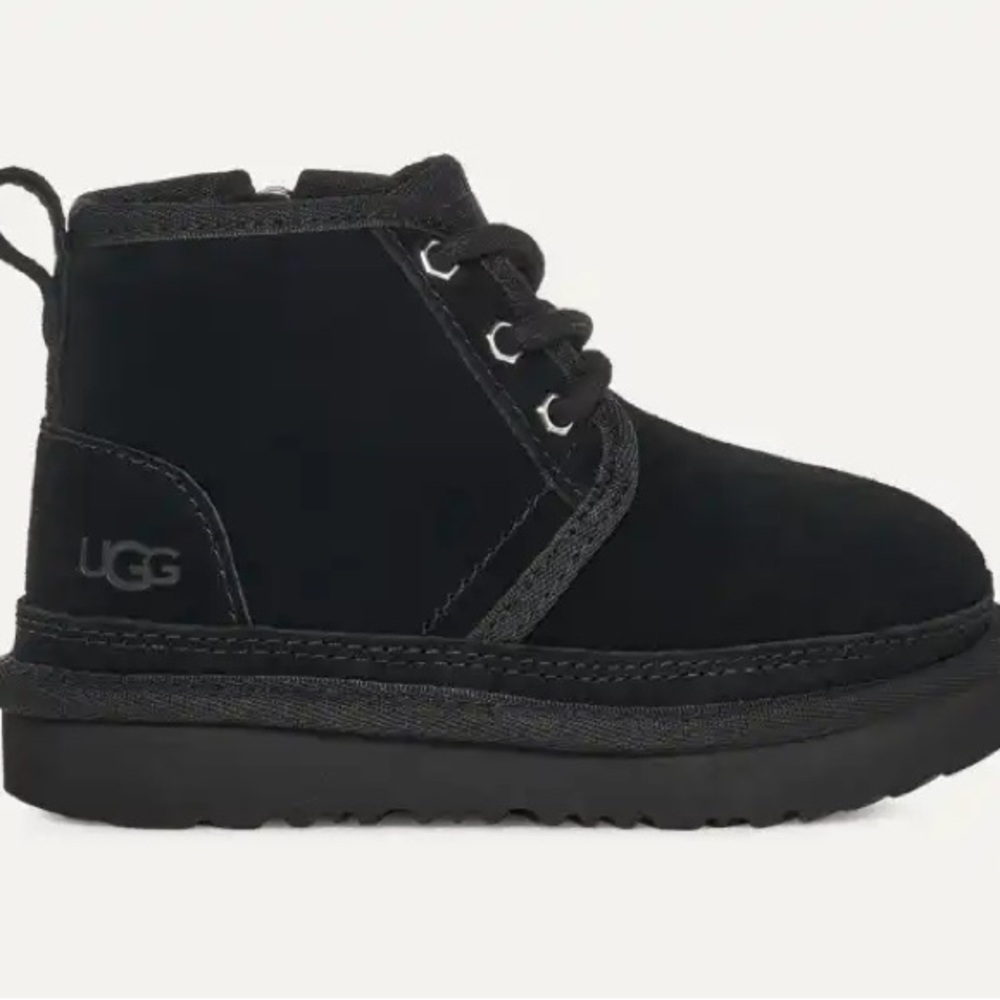 UGG Toddler/Kids Neumel II Black Boots